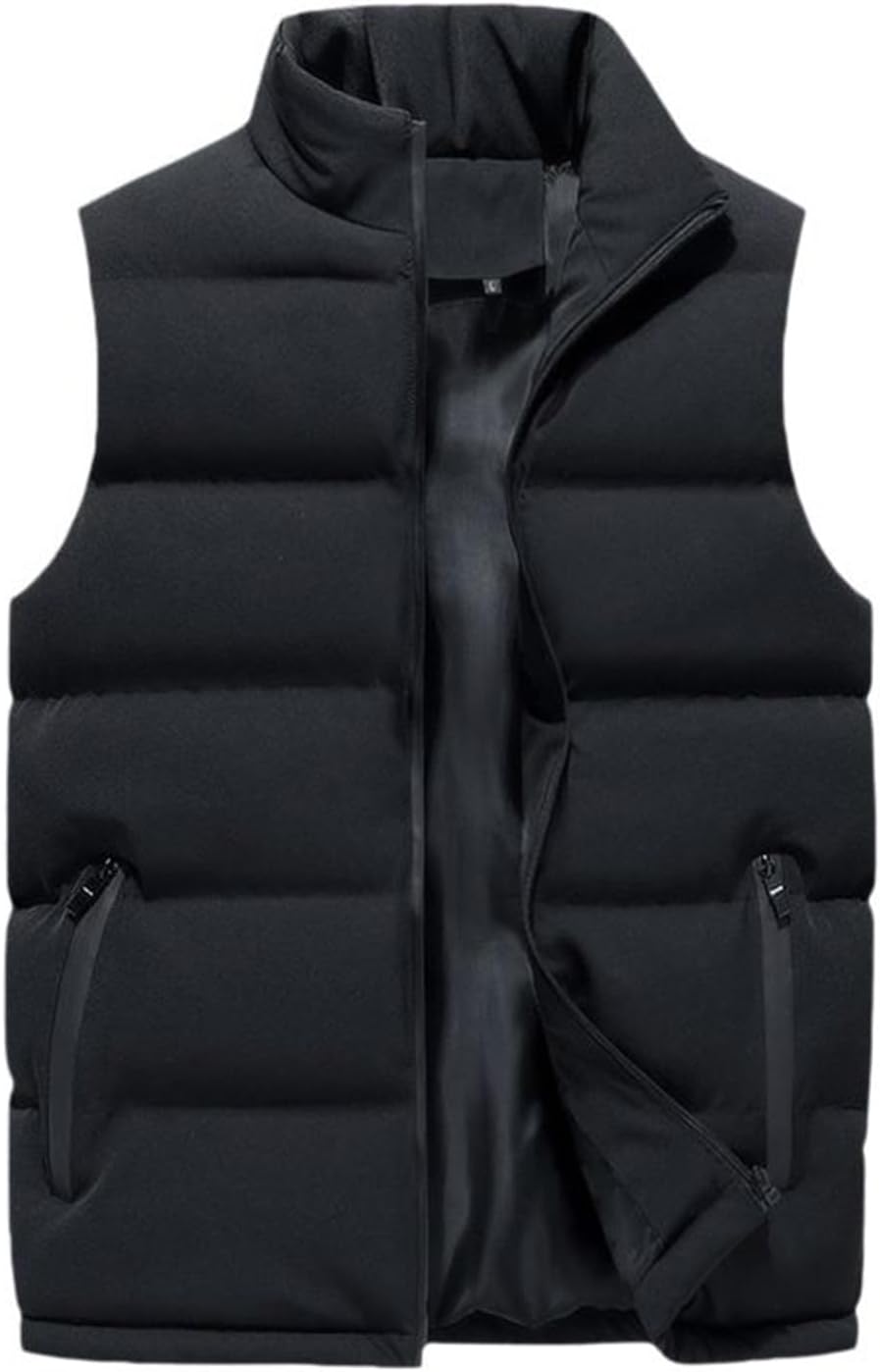Doudoune sans manches homme grande taille – Gilet matelassé ultra-léger, chaud & sportswear