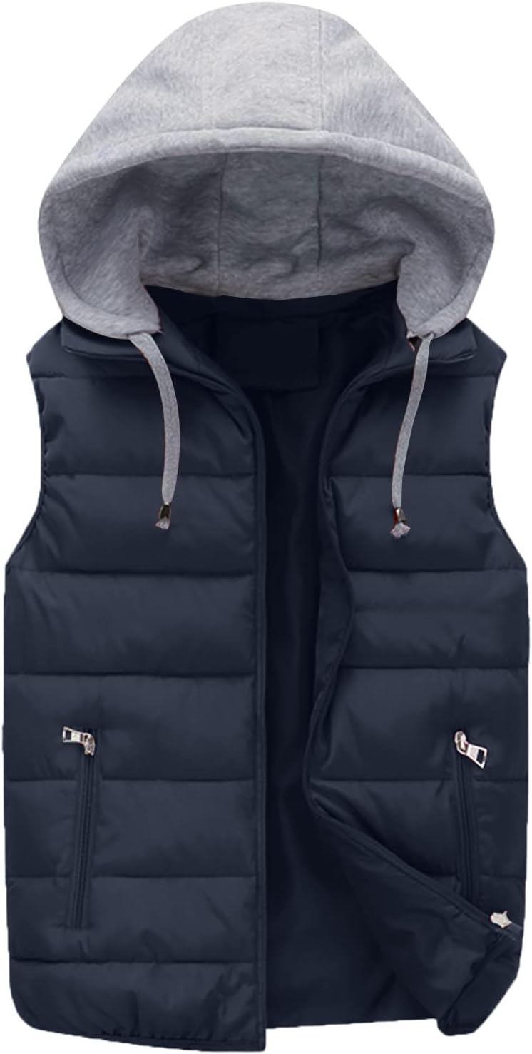 Doudoune sans manches homme grande taille – Gilet matelassé ultra-léger, chaud & sportswear
