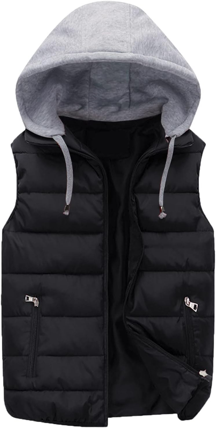 Doudoune sans manches homme grande taille – Gilet matelassé ultra-léger, chaud & sportswear