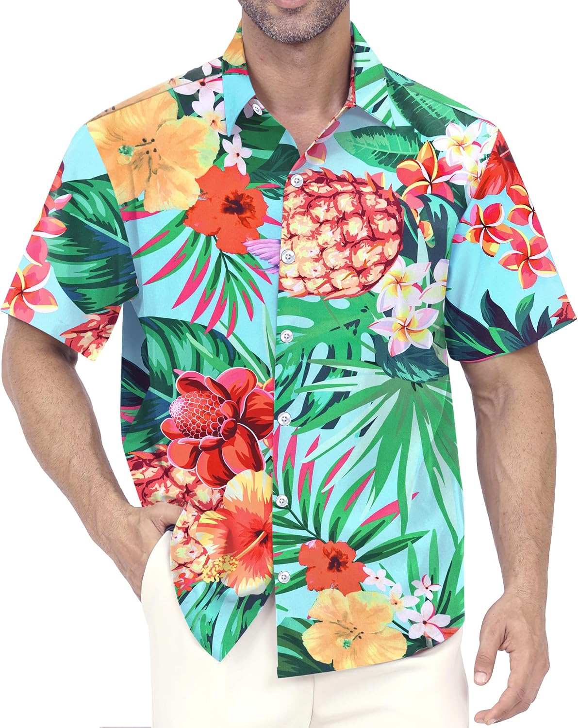 🌴 Gavliuu – Chemise hawaïenne homme – Style tropical, décontracté et estival