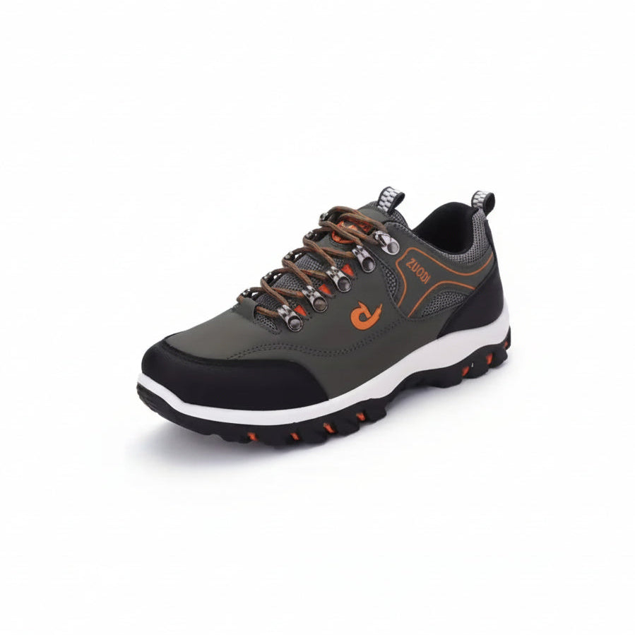 Baskets Homme en Cuir – Chaussures Décontractées, Légères & Confortables pour la Marche – Printemps, Automne & Hiver