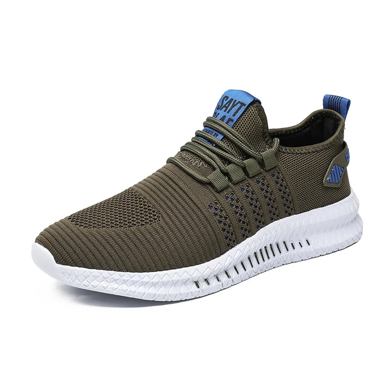 👟 Baskets Homme Légères & Respirantes – Chaussures de Marche à Lacets – Style Casual Moderne