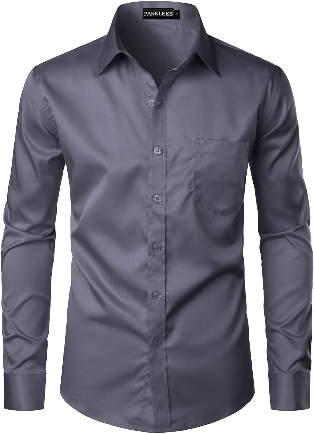 PARKLEES – Chemise Homme à Manches Longues – Style Décontracté & Business Élégant