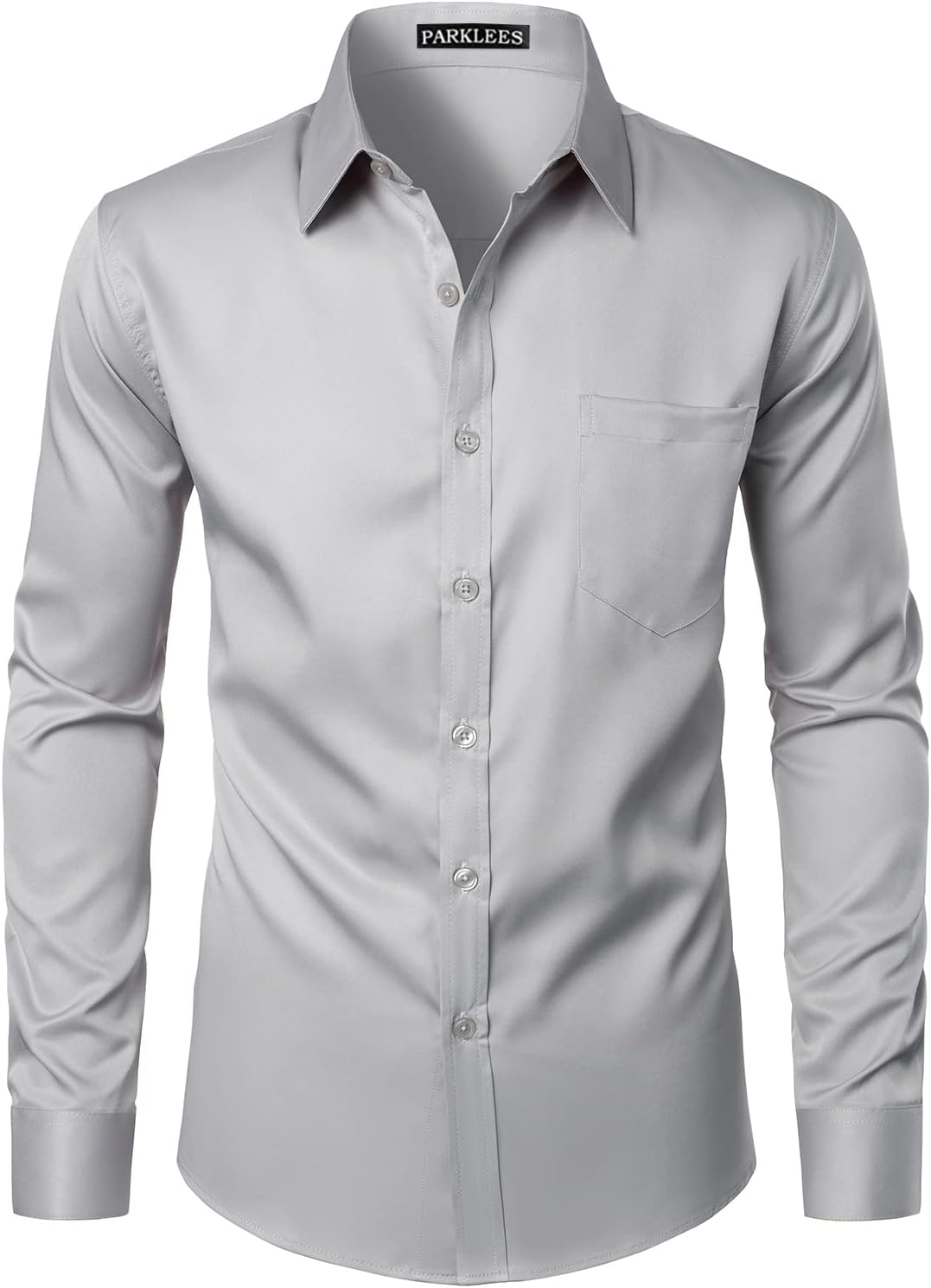 PARKLEES – Chemise Homme à Manches Longues – Style Décontracté & Business Élégant