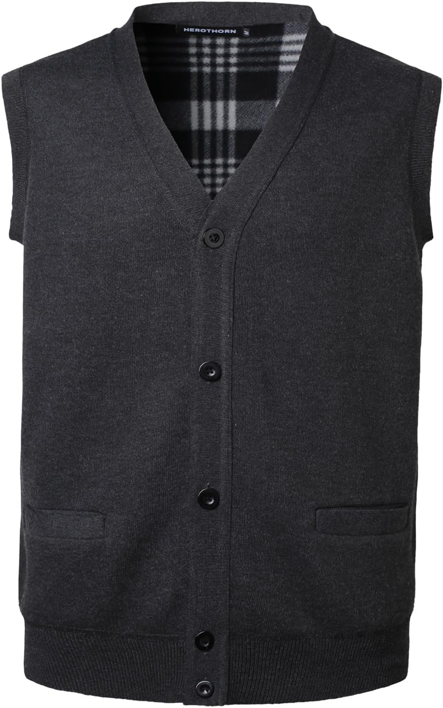 Gilet homme Herothorn – Maille torsadée et col V