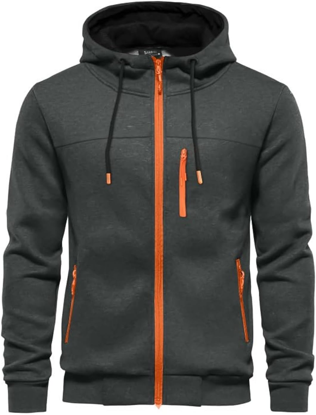 CTU – Sweat à Capuche Homme Zippé en Polaire – Manches Longues & Style Casual