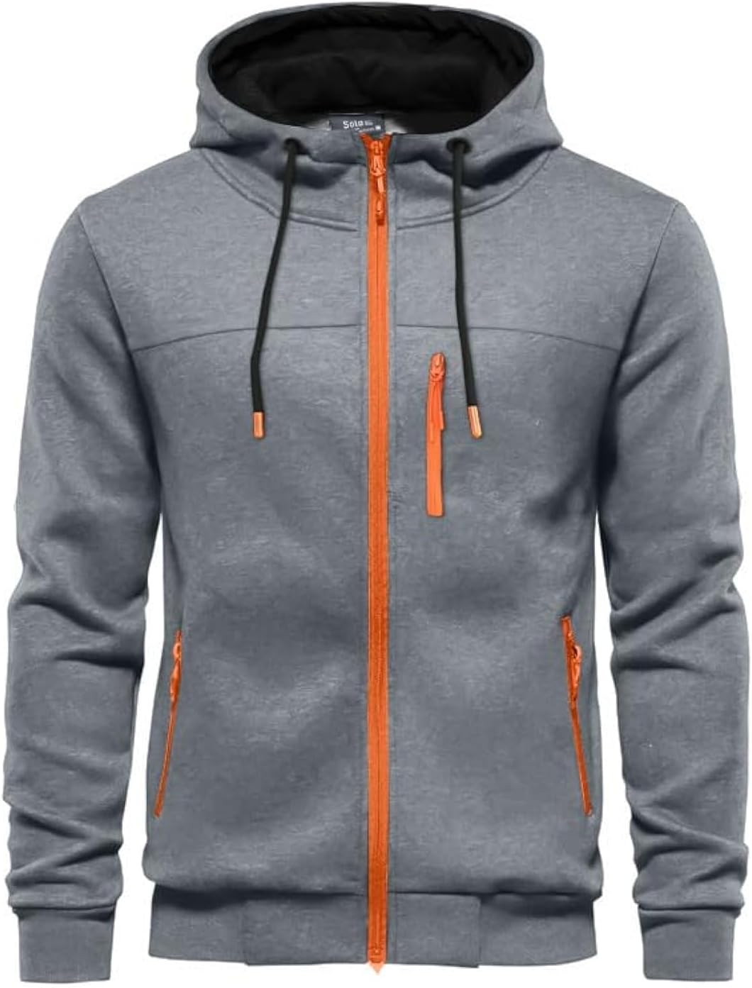 CTU – Sweat à Capuche Homme Zippé en Polaire – Manches Longues & Style Casual