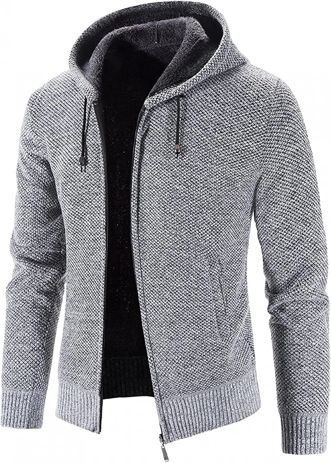 Veste homme TOFOTL à capuche zippée, style vintage