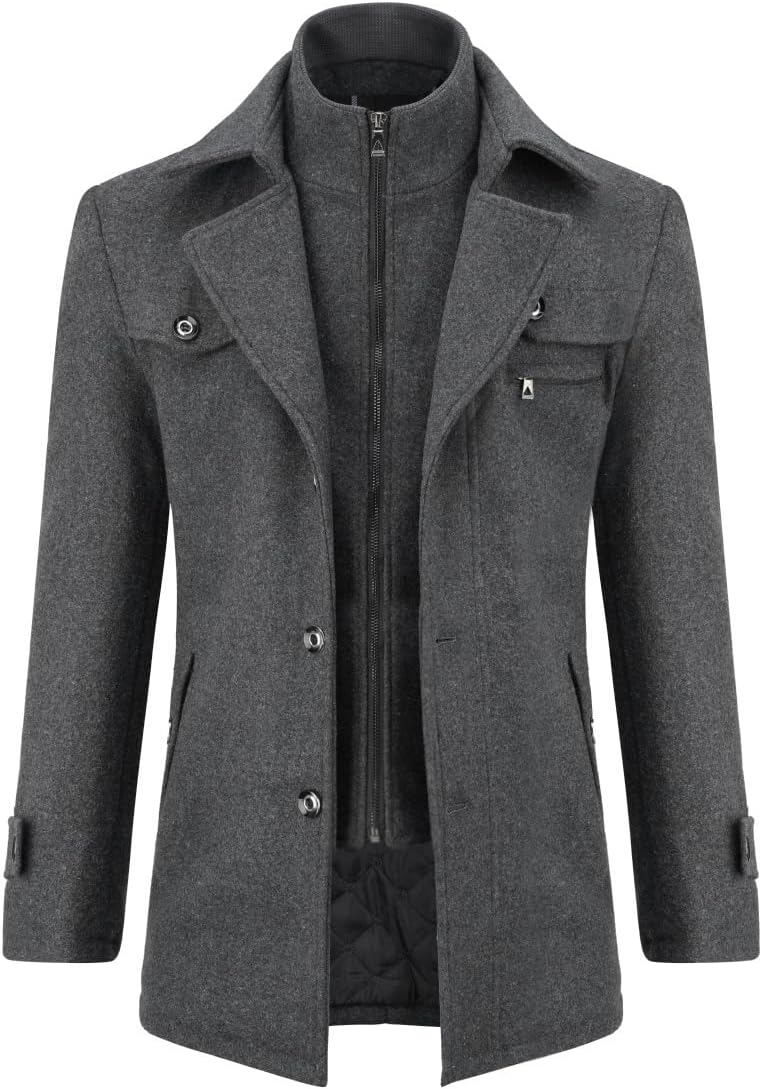 Allthemen – Trench-coat homme style business – Élégant, chic et décontracté