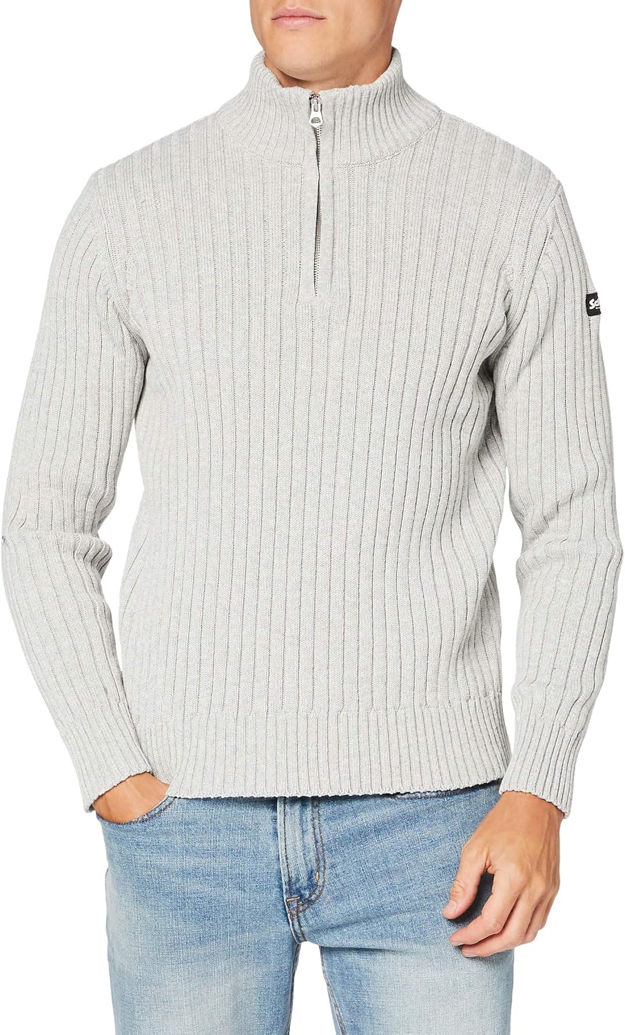 Schott NYC Plecorage2 – Gilet Homme – Pull Sans Manches au Style Urbain & Casual