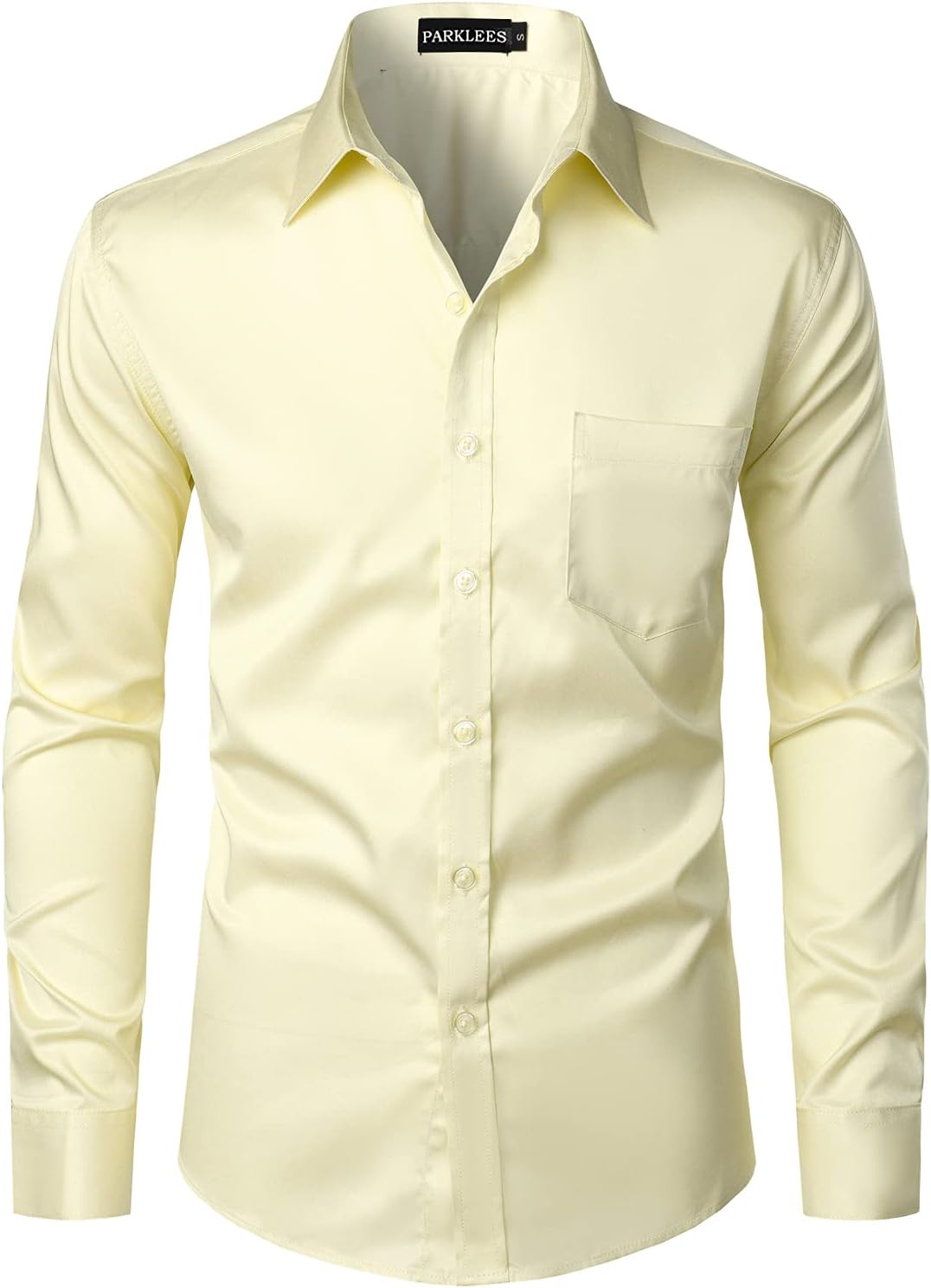 PARKLEES – Chemise Homme à Manches Longues – Style Décontracté & Business Élégant