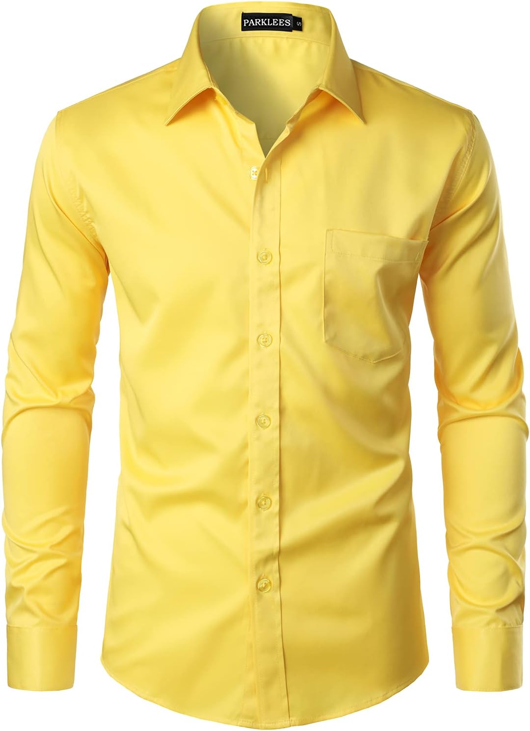 PARKLEES – Chemise Homme à Manches Longues – Style Décontracté & Business Élégant