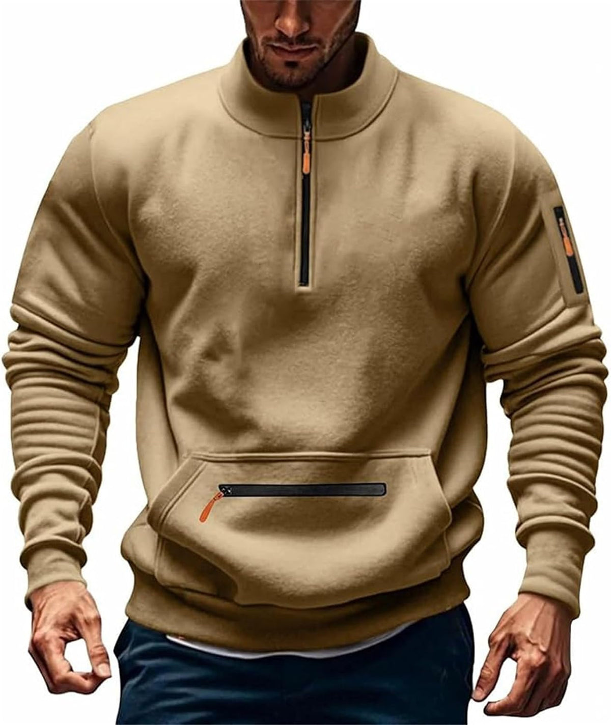 Gilet chauffant homme zippé sans manches