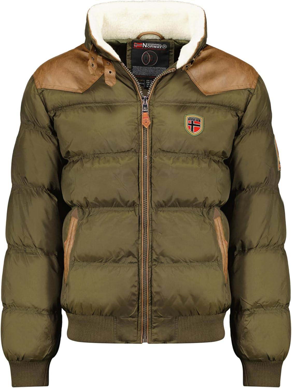 Geographical Norway Abradb – Doudoune Homme Chaude & Matelassée – Veste Coupe-Vent Automne/Hiver