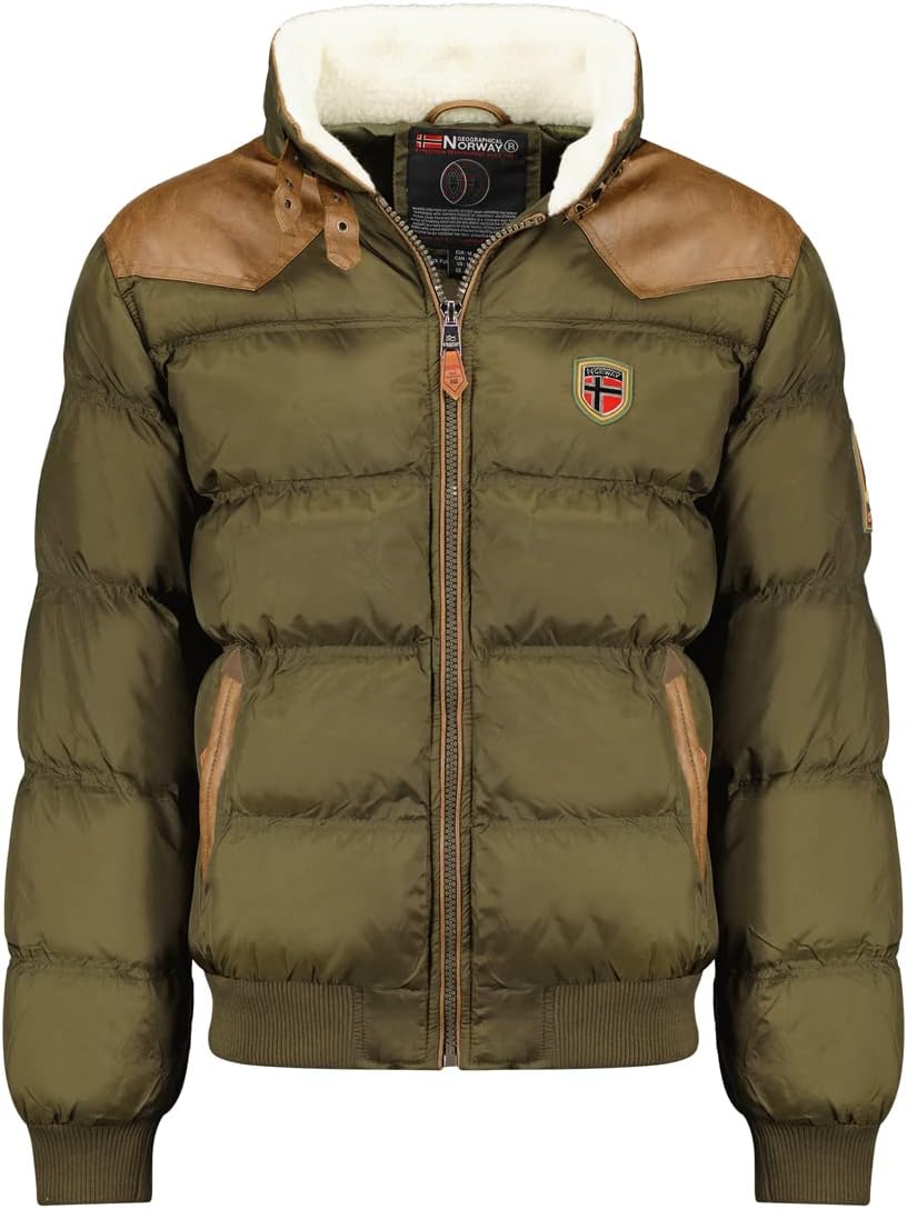 Geographical Norway – Blouson Homme à Manches Longues – Veste Casual, Sportive & Outdoor