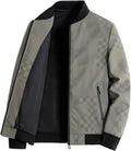 Veste Homme en Cuir Rouge – Veste Légère d’Été avec Poches Zippées – Style Biker & Casual Chic