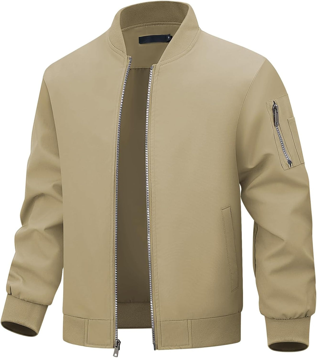 Autsel – Blouson mi-saison style bomber pour homme – Veste décontractée et urbaine