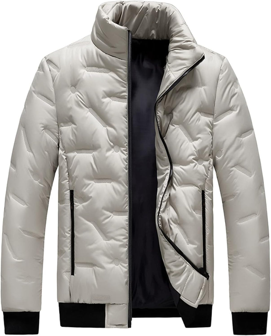 🔥 Doudoune Chauffante Homme – Manteau d’Hiver Chaud & Blouson Outdoor pour Temps Froid