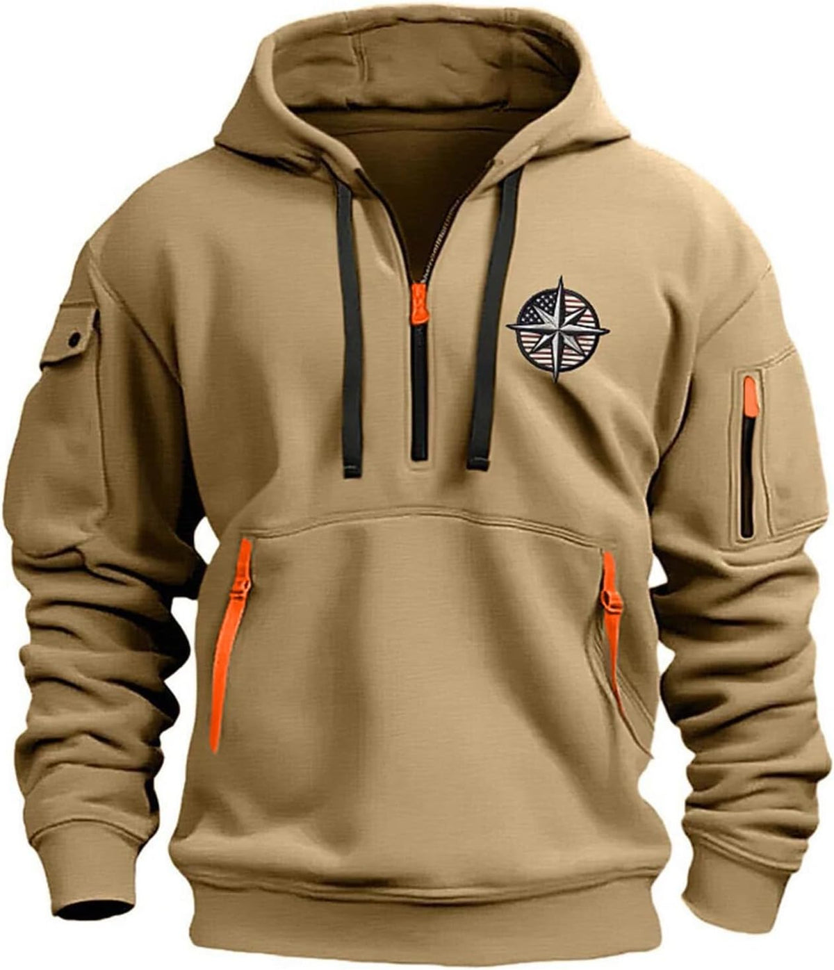 Pull à capuche homme léger – Coupe ample streetwear