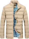 Doudoune chaude d'hiver pour homme – Blouson de travail léger et sportif – Veste mi-saison style ski