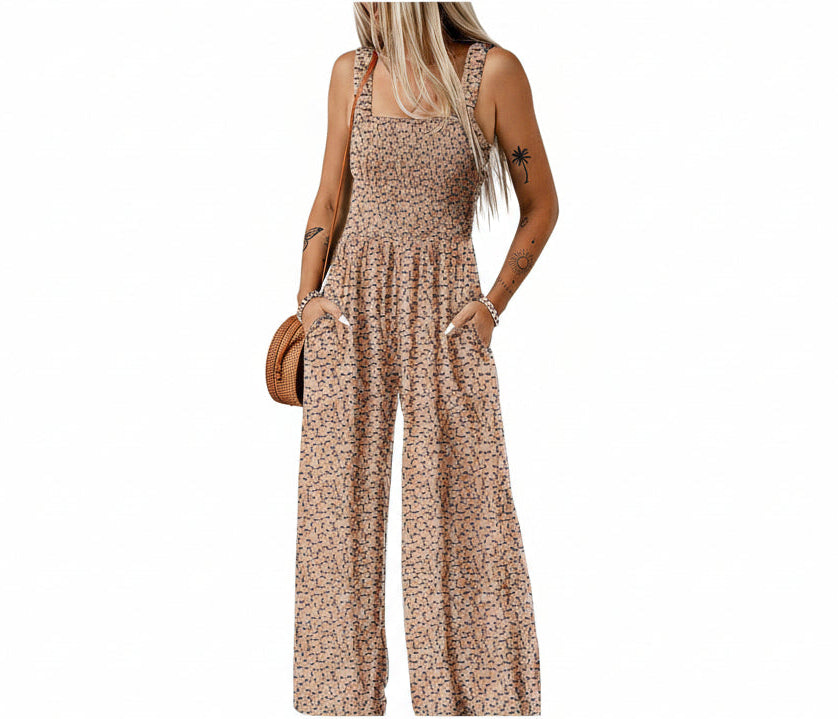Dokotoo – Combinaison femme oversize sans manches, style salopette et coupe décontractée