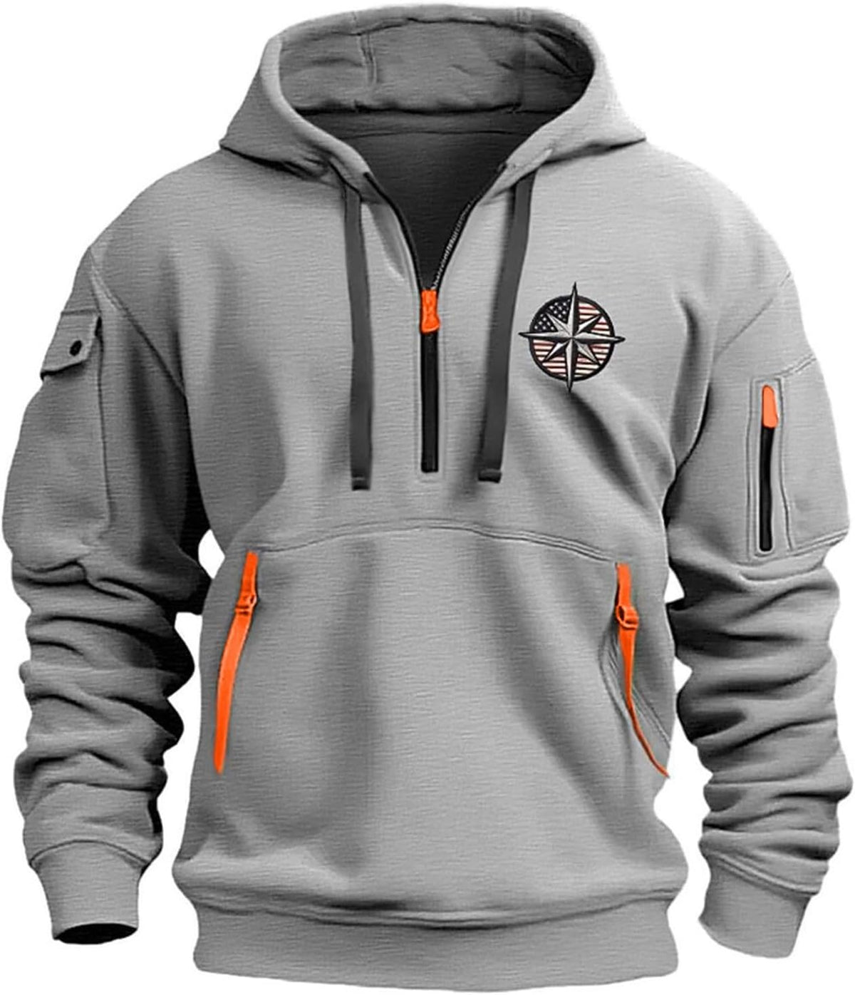 Pull à capuche homme léger – Coupe ample streetwear