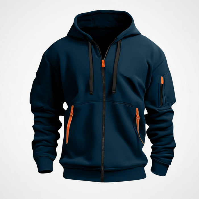 Men's Military Aviator Style Down Jacket – Casual & Warm Winter Bomber Jacket