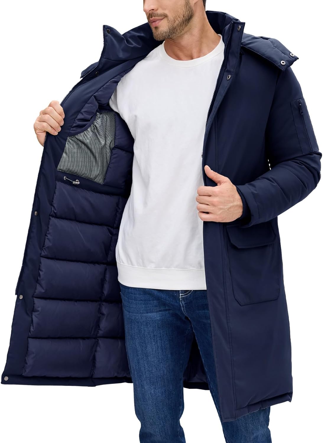 TOMEEK – Manteau Homme Décontracté Coupe-Vent – Veste Casual & Outdoor pour la Mi-Saison
