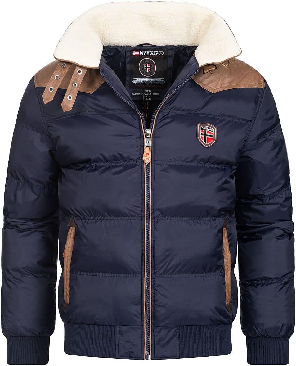 Geographical Norway – Blouson Homme à Manches Longues – Veste Casual, Sportive & Outdoor