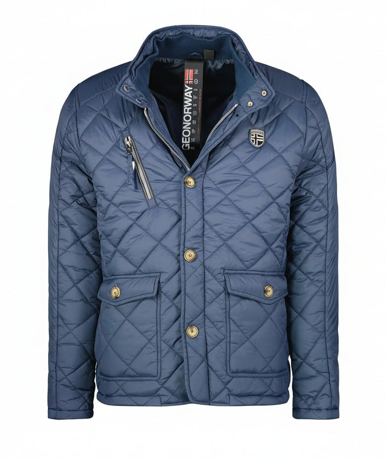 Geographical Norway Cargue Men – Veste Homme Matelassée – Style Outdoor, Casual & Urbain