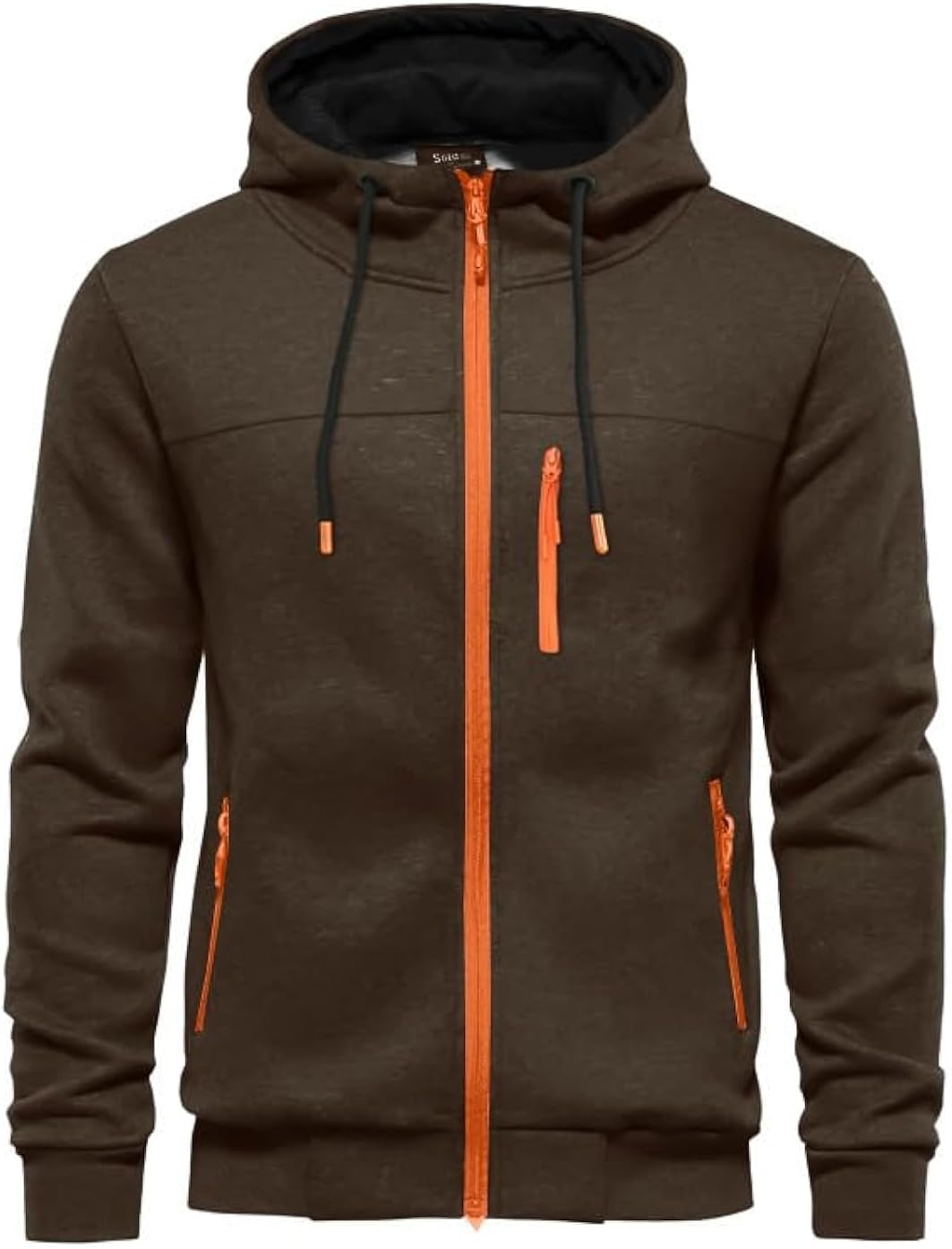 CTU – Sweat à Capuche Homme Zippé en Polaire – Manches Longues & Style Casual