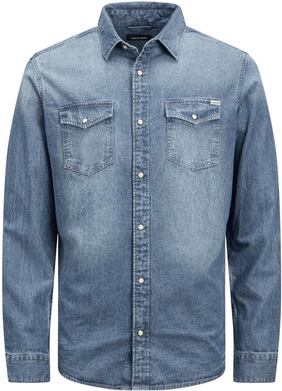 JACK & JONES – Chemise en jean coupe confort pour homme – Style décontracté et urbain