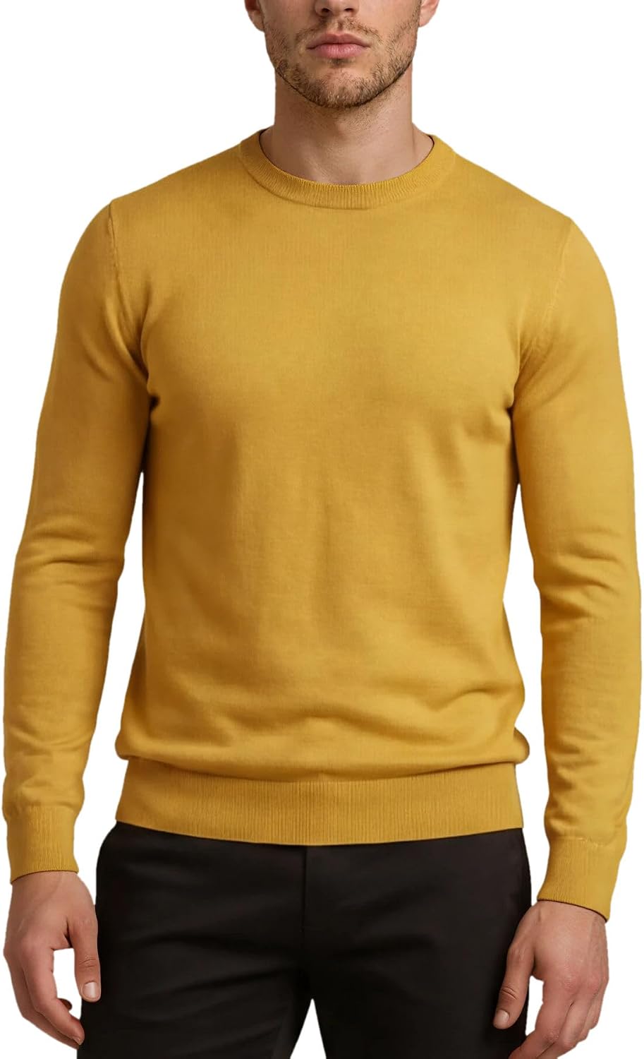 Pull homme Xact en coton à col rond