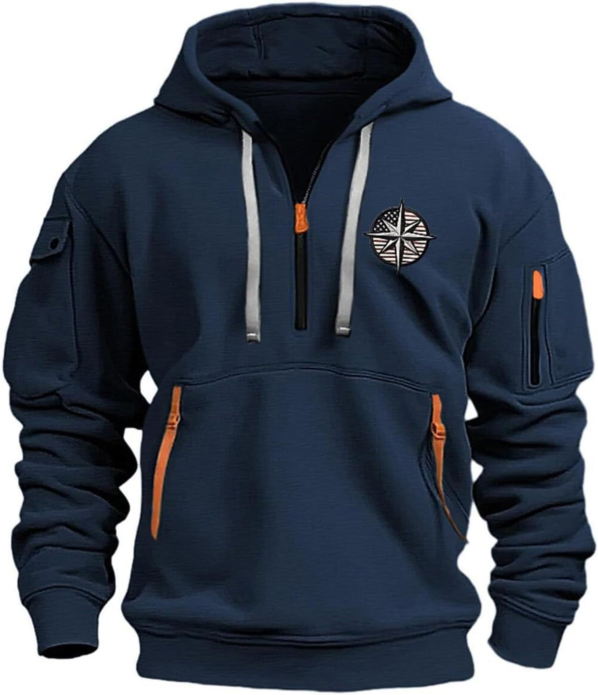 Pull à capuche homme léger – Coupe ample streetwear