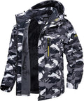 MAGCOMSEN – Veste de ski imperméable à capuche pour homme – Polaire, coupe-vent et randonnée