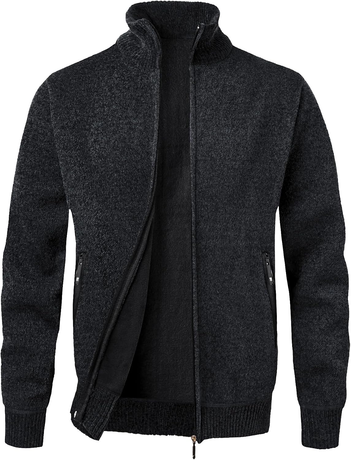 Gilet homme MeiLayM en maille zippé à col droit