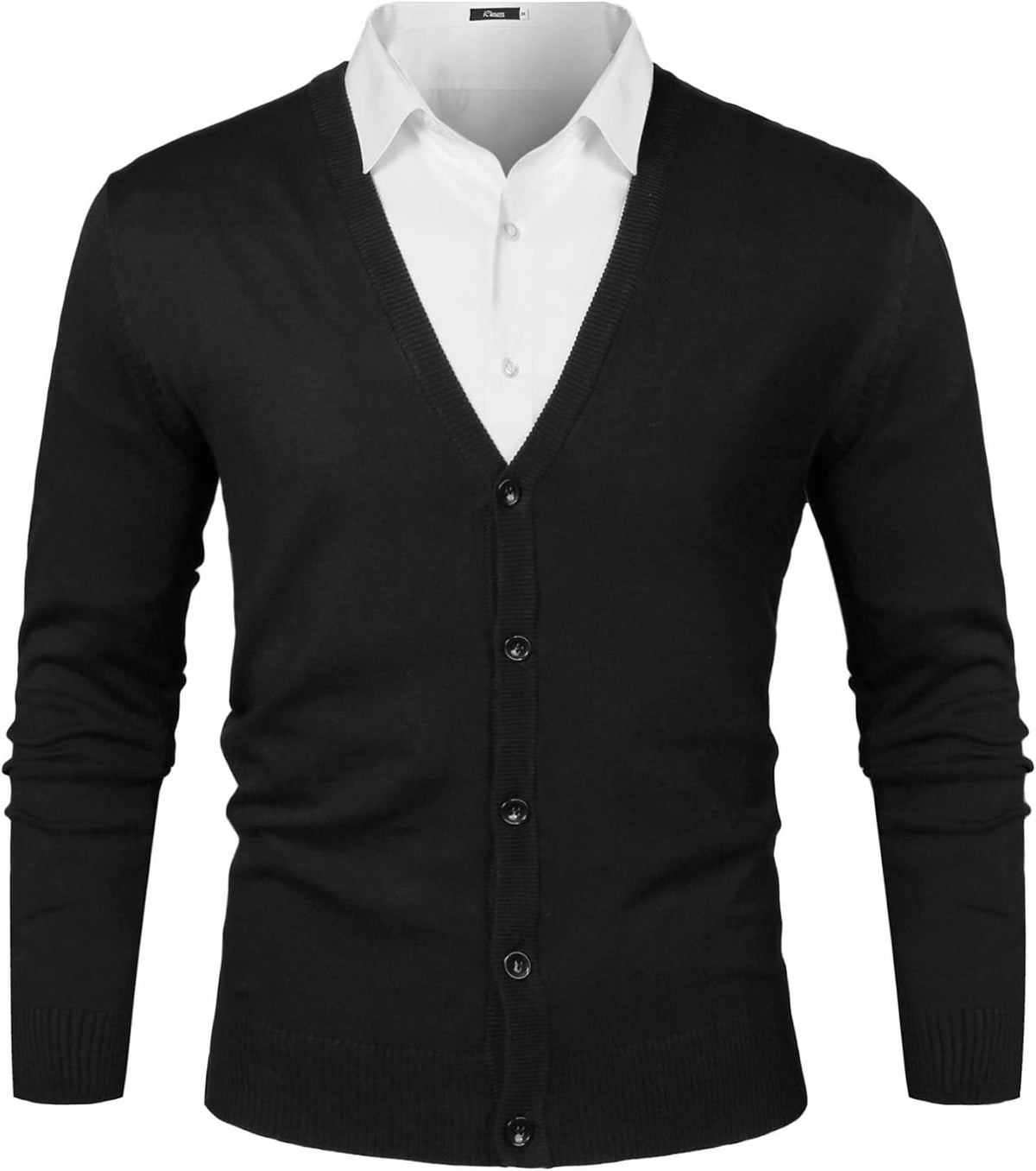 Cardigan homme iClosam en coton à col V
