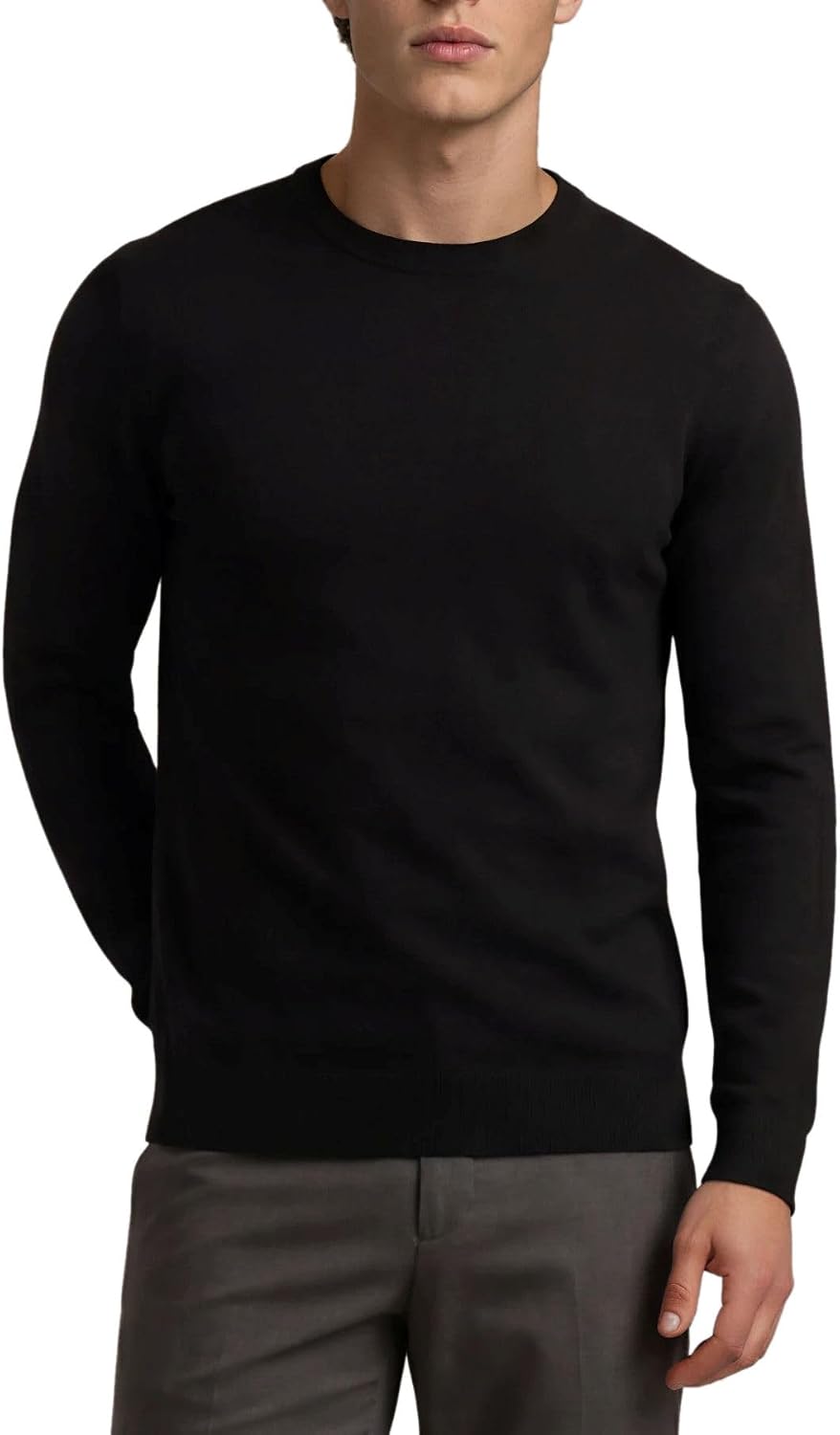 Pull homme Xact en coton à col rond