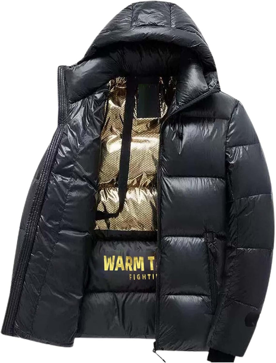 Doudoune Homme Hiver Chaude & Légère – Veste Slim Style Ski, Randonnée & Moto