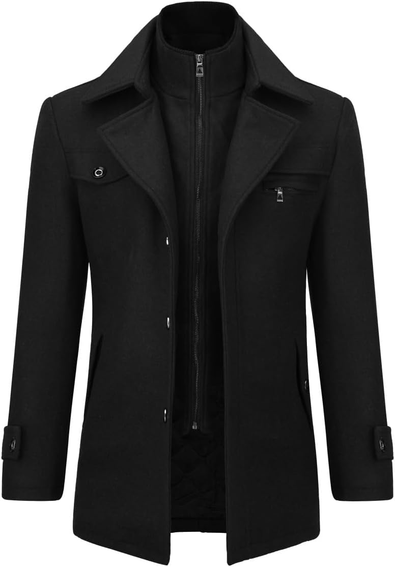 Allthemen – Trench-coat homme style business – Élégant, chic et décontracté