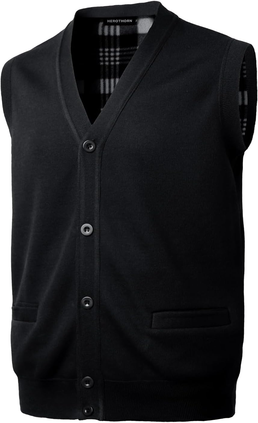 Gilet homme Herothorn – Maille torsadée et col V