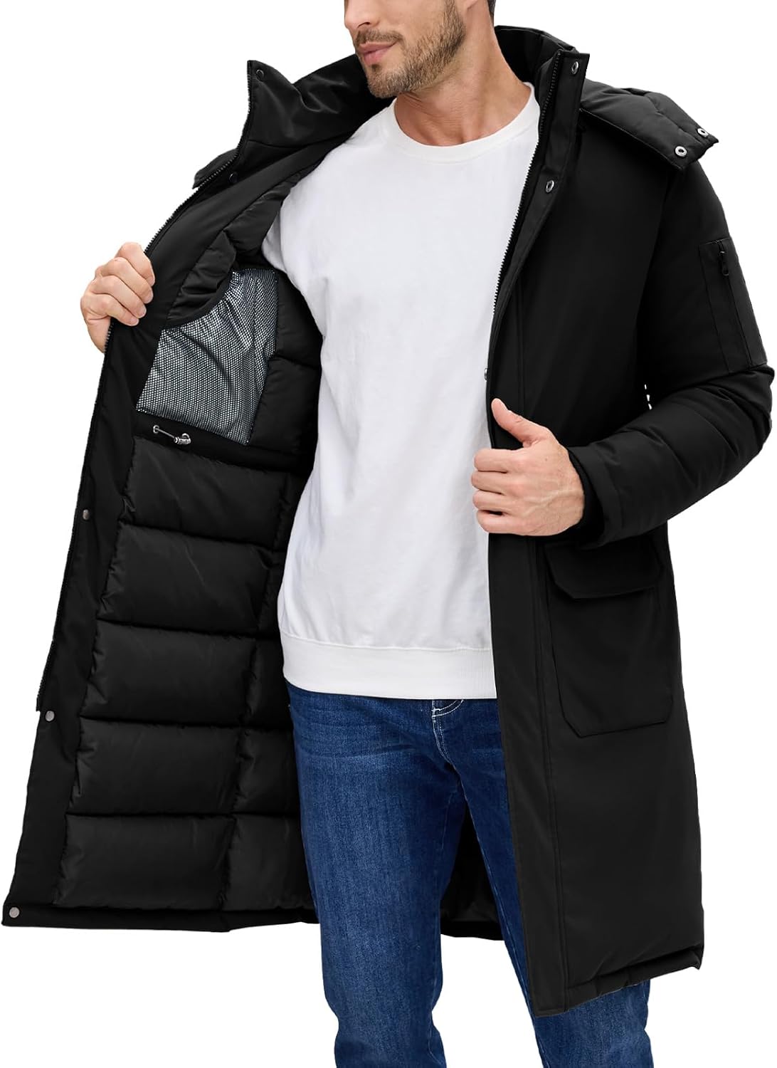 TOMEEK – Manteau Homme Décontracté Coupe-Vent – Veste Casual & Outdoor pour la Mi-Saison
