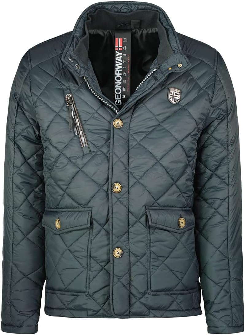 Geographical Norway Cargue Men – Veste Homme Matelassée – Style Outdoor, Casual & Urbain