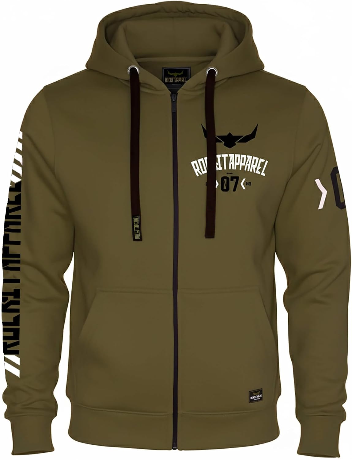 Sweat à capuche zippé homme ROCK-IT Apparel® Racer 07