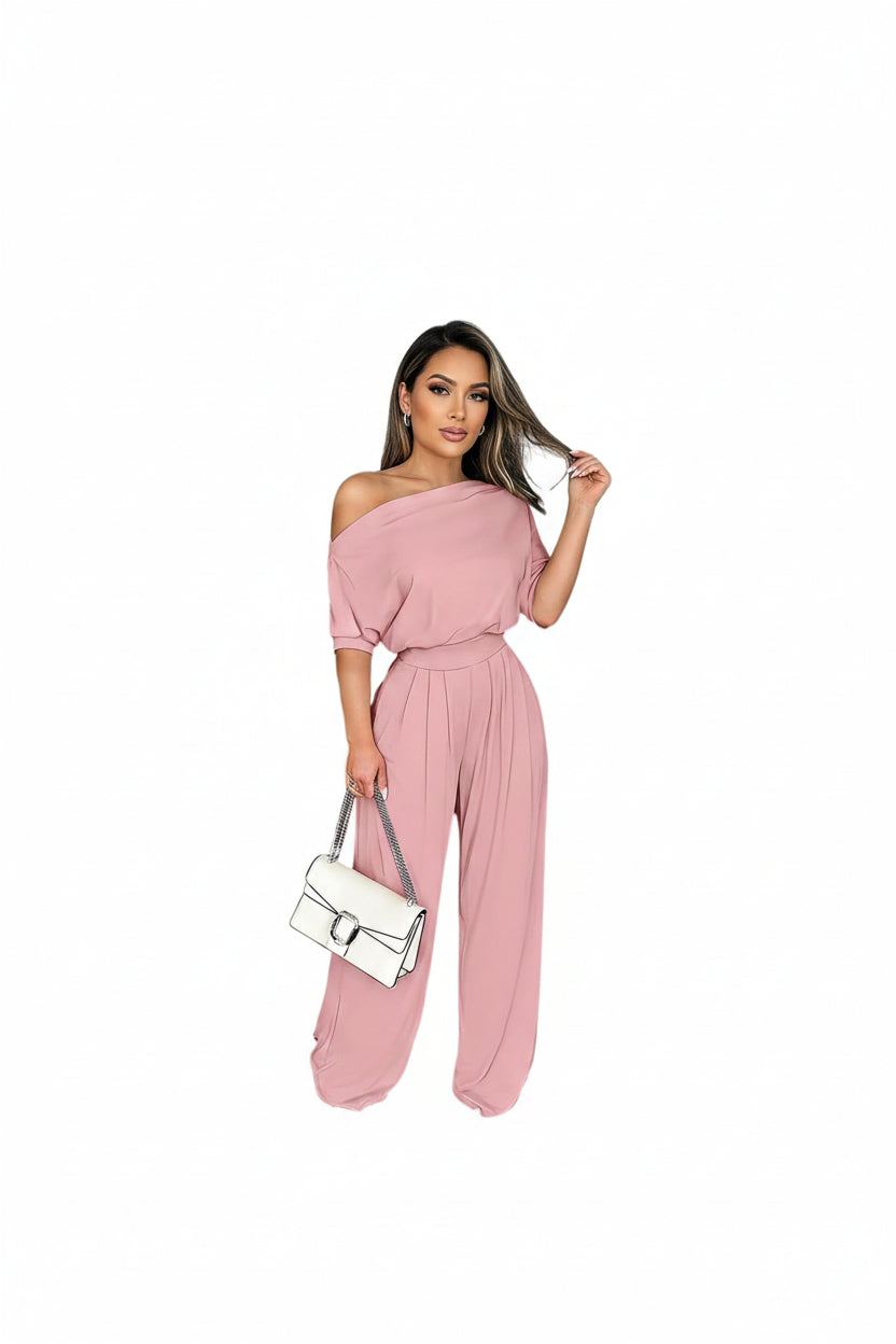 ✨ ChicMe Couture – Combinaison Femme Épaules Dénudées, Élégante & Glamour
