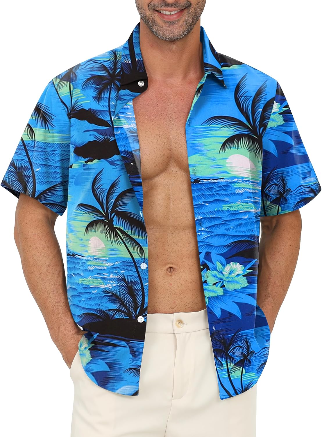 🌴 Gavliuu – Chemise hawaïenne homme – Style tropical, décontracté et estival
