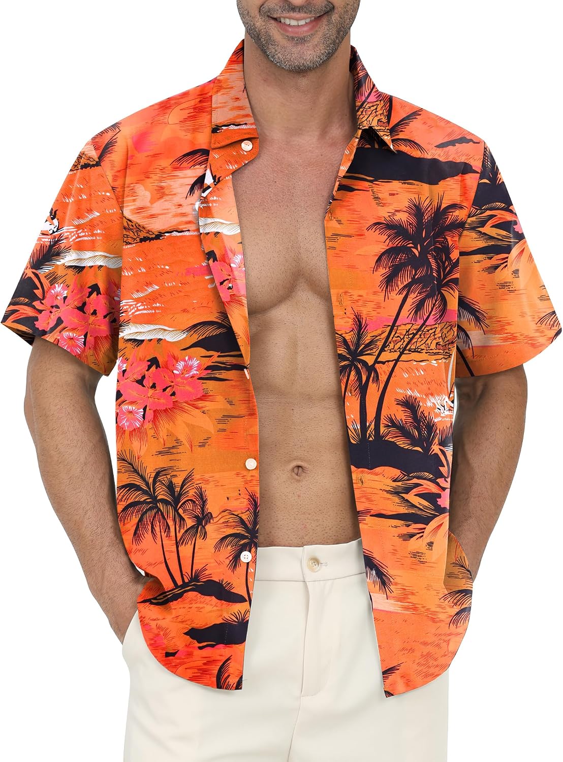 🌴 Gavliuu – Chemise hawaïenne homme – Style tropical, décontracté et estival