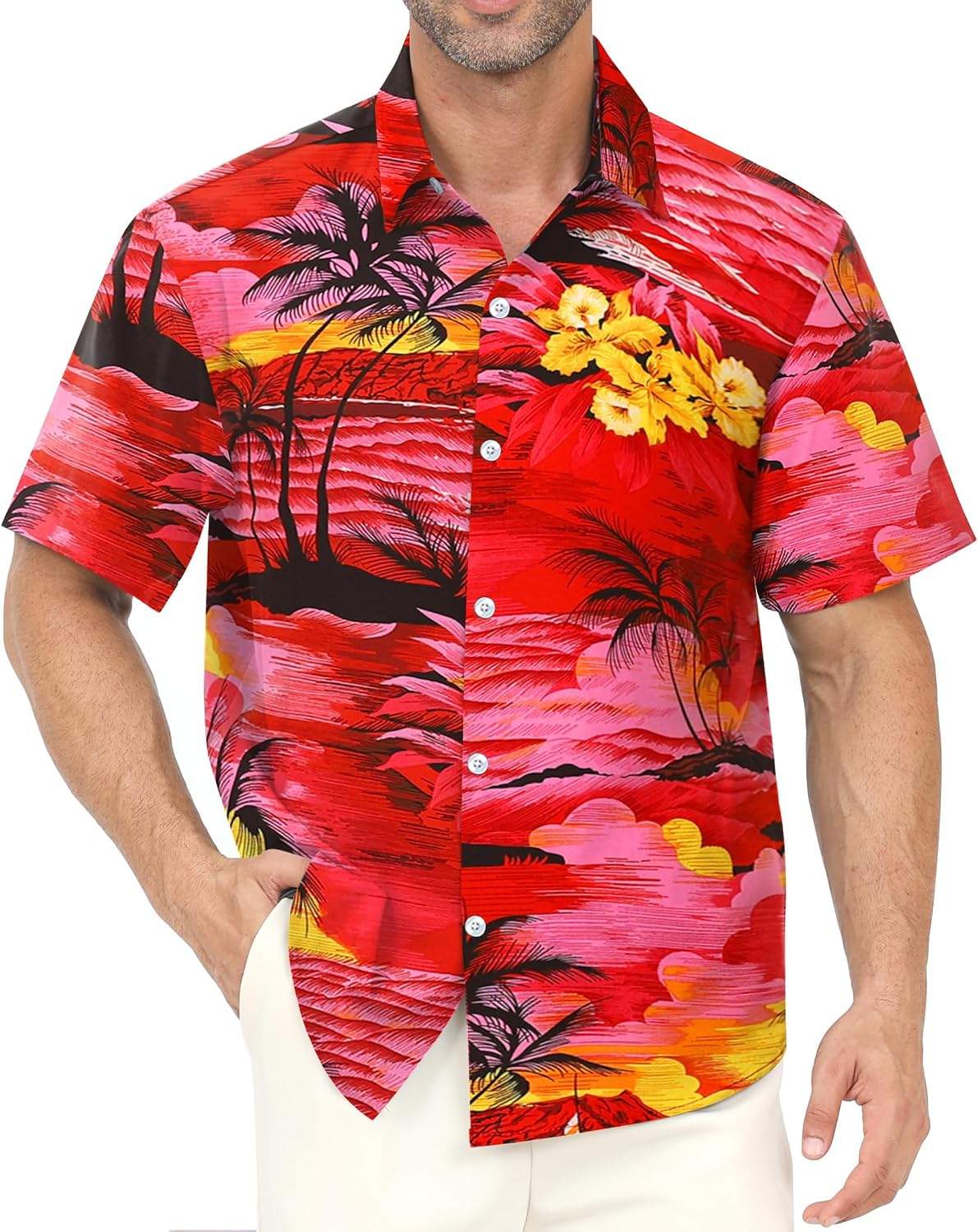🌴 Gavliuu – Chemise hawaïenne homme – Style tropical, décontracté et estival