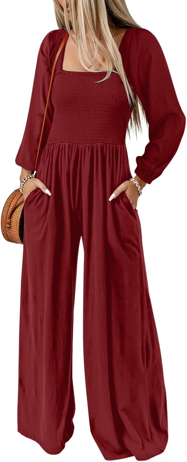Dokotoo – Combinaison femme extensible à bretelles, coupe ample et style casual chic