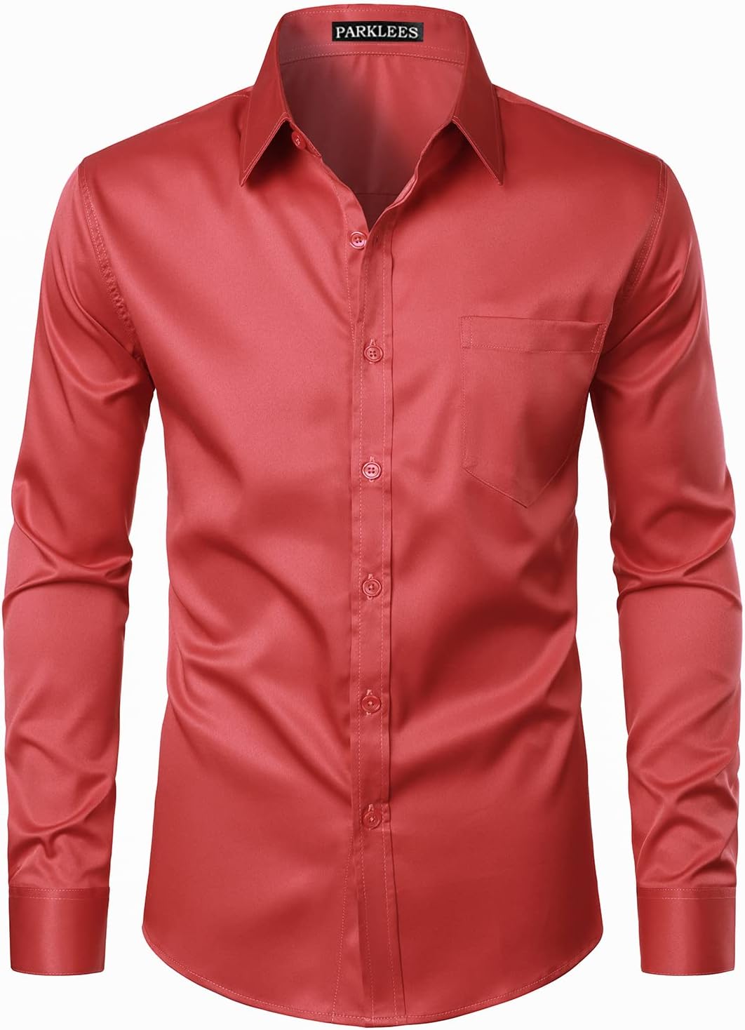 PARKLEES – Chemise Homme à Manches Longues – Style Décontracté & Business Élégant